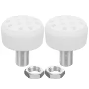 2 Pcs Roller Skate Brakes Toe Stops Plugs Skates Accessories Man
