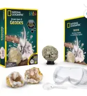 National Geographic Break Your Own Geode Kit, 2 Pieces, Educational STEM Toy