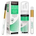50ml Eyelash Extension Wash Lash Shampoo Foam Cleanser Bubble + Brush Kit Makeup