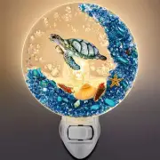Hortsun Plug in Seashell Night Light Ocean Sea Animal Decorative Multicolor