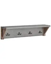 Alaterre Newport 40In Coat Hook With Shelf