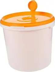 CLISPEED Refillable Wipe Bucket Dispenser Portable Wet Tissue Holder for Car and Home Container for Wipes Storage for Travel and Daily Use