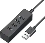 Beyori USB Hub 2.0/3.0 Splitter, 4 Port USB Extender Docking Station Supports Simultaneous Use for Laptop, USB Flash Drives, and Mobile HDD, PC Computer (Color : 2.0, Size : 0.2M)
