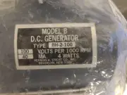 Model B D.C. Generator Type BH-2-100