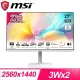 MSI 微星 Modern MD272QXPW 27型 IPS WQHD 100Hz 美型螢幕《白》