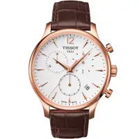 在飛比找PChome24h購物優惠-TISSOT 天梭 Tradition系列永恆時尚計時腕錶(