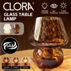 Clora Mushroom Lamp Glass Table Lamp Bedside Lamps Night Light Home Decor