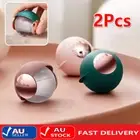 2PCS Washable Sticky Roller Ball Lint Hair Remover Ball Reusable Gel Lint Roller