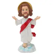 Car Dashboard Jesus Bobble Head Auto Car Religious Figure Bobblehead Doll