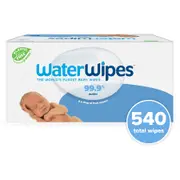 WaterWipes Biodegradable Baby Wipes 9 Pack