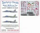 1/144 Starfighter Decals - Legacy Hornets Pt.1