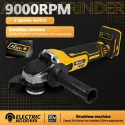 Electric Goddess 125mm Brushless Electric Angle Grinder Power Tool Cordless Poli