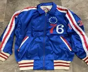 Wilt Chamberlain SIXERS NEW MITCHELL & NESS 1965-66 AUTHENTIC THROWBACK Jacket