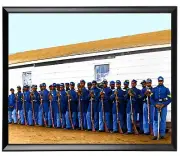 Civil War Buffalo Soldiers 8 x 10 Print Art Unique New Frame Design