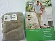 Health Mart Unisex Compression Knee High Socks SML15-20 mmHG Khaki Casual 7008