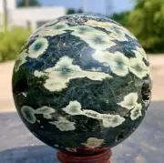 1.59LB Natural Colorful ocean jasperquartz geode crystal sphere ball healing