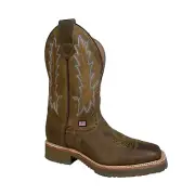 Double H Men's Wilderness Buttercup Square Toe Light Brown Boots DH4568 Sz 11.5D