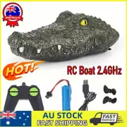 Remote Control Crocodile Head Boat 2.4GHz Remote Control Alligator Head RC Boat.