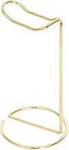 Headphone Stand Iron Headphone Stand Metal Support Headset Rack Cute Headphones Holder Desktop Storage Headset Holder ( Color : Gold , Size : 11*23cm )