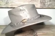 Buffalo leather hat Australian made Jacaru man’s women’s girl’s boys sun protec