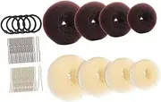 BELLIFFY Effortless Hairstyle Tool Hair Bun Maker Donut U-shaped Clips for Women Bun Holder for Hair
