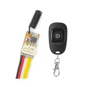 Push Button Saving Mini Relay Contact RF Wireless Switches DC3.7V-12V 433Mhz Smart Home Small Tiny Remote Switches green black