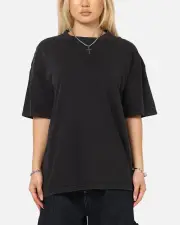 [CULTURE KINGS] Culture Kings Standard Drop Shoulder T-shirt Black Acidwash - Size L L Black Acidwash