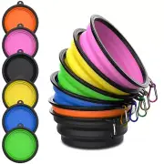 6 Pack Collapsible Dog Bowls for Travel Portable Pet Dog Food & Water Bowl Dish