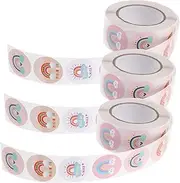 Gadpiparty 3 Rolls Thank You Stickers of Label Stickers for Packaging Parties for Business Birthdays Weddings and Festive Celebrations