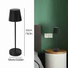 Portable LED Table Lamp Touch Control Stepless Dimmable Desk Lamp Recharge 9 US