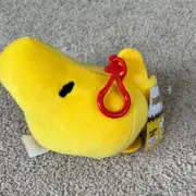 Peanuts Woodstock Head Plush Bag Backpack Clip Accessory, NEW NWT