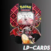 Shiny Charizard ex Paldean Fates Tin - New & SEALED - Pokemon TCG