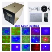 Mini Bluetooth Speaker Laser Light Sound Activated Party Club DJ Lighting Light