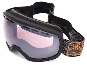 Spy Snow Goggles Marshall Black with Happy Tech Silver Spectra Mirror Lens 0157