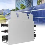 Solar Grid Tie Micro Power Inverter MPPT,WVC-600w 700w 1200w 1400w 1600w 2000w 2400w 2800w Grid Tied Solar Inverter Input Dc22-60v Ac110v/220v for Solar Panel,700w