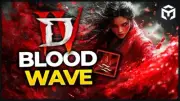 DIABLO 4 | SEASON 7 Blood Wave Necromancer Build Softcore PC PS XBOX NoAd