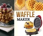 Mini Waffle Maker Non Stick Pancake Cake Breakfast Making Snacks Machine AU New