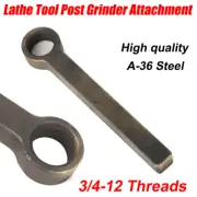 For Dremel Craftsman Lathe Tool Post Grinder Attachment 3/4-12 Thread A36 Steel