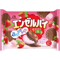 在飛比找蝦皮購物優惠-日本 MORINAGA  森永草莓棉花糖夾心派  草莓夾心派