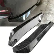 2pc Universal Carbon Fiber Rear Bumper Lip Diffuser Splitter Canard Protector EA (for: Suzuki)