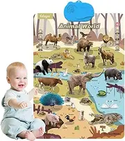 Early Education Audio Wall Chart | Interactive Learning Poster Chart for Alphabet | Kindergarten Homeschool Supplies for Boys and Girls, Toddler Kids Hixip