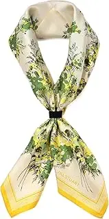 JILL STUART(ジルスチュアート) 50109008 Scarf, Mimosa Design, Silk Square Petite Scarf, Women's, Sun Protection
