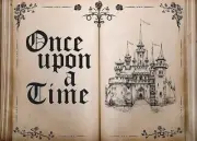 7X5FT Fairy Tale Books Backdrop Once Upon a Time Backdrop Ancient Castle Prin...