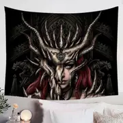 Cool Fantasy Art Dragon Mask Tapestry