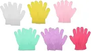 OFFIGAM 10Pcs Elastic Bathing Gloves Creative Exfoliating Shower Wipe Cleaner Deep Cleaning Glove for Home Use Soft Comfortable Skin Safe Material for Refreshing and Skin