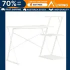 Desk with Shelf White 116x50x93 cm Home Office Furniture Study Table Moder 20287
