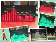 MS3264 LED Music Audio Spectrum Level Display Screen Indicator VU Meter 6 Modes