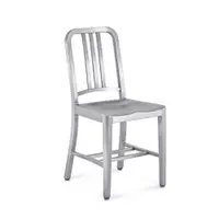 在飛比找ETMall東森購物網優惠-北歐簡約家用靠背椅子LOFT工業風金屬鋁椅海軍椅戶外餐廳火鍋