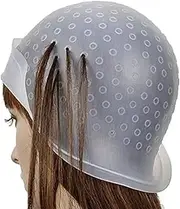 Hair Highlighting Cap,Professional Silicone Punched Hole Hairdressing Tools Hairdressing Styling Tool for Hair Dyeing Diy for Color Hair Hairdressing Dyeing Staining Tools