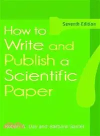 在飛比找三民網路書店優惠-How to Write and Publish a Sci